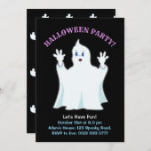 Halloween Ginger Einladung (Vorne/Hinten)