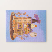 Halloween Gingerbread House Jigsaw Puzzle (Horizontal)