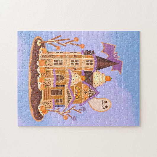 Halloween Gingerbread House Jigsaw Puzzle (Horizontal)