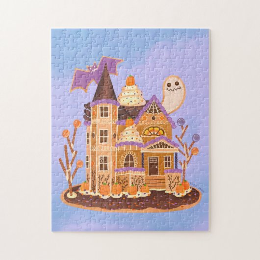 Halloween Gingerbread House Jigsaw Puzzle (Vertikal)
