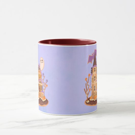 Halloween Gingerbread Spuk House Tasse (Zentrum)