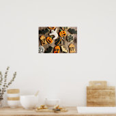 Halloween Gingerbrot Cookies Poster (Küche)