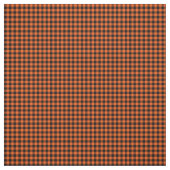 Halloween Gingham 01-Orange-Black Fabric Stoff (Muster)