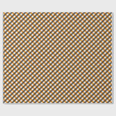 Halloween Gingham 10 Geschenkpapier (Flach)