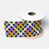 Halloween Gingham 1.2 Satinband (Spule)
