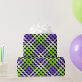 Halloween Gingham 4.2 Geschenkpapier