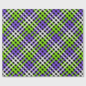 Halloween Gingham 4.2 Geschenkpapier (Flach)