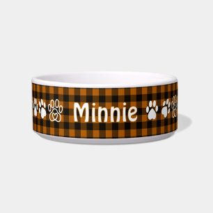 Halloween Gingham Pet Napf