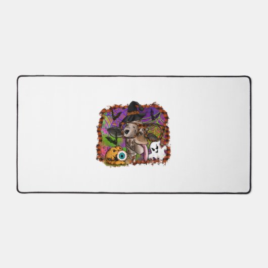 Halloween Giraffe Schreibtischunterlage (Vorderseite)