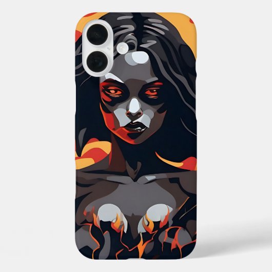 Halloween Girl Art Magisches Spooky-Geschenk Case-Mate iPhone Hülle (Rückseite)