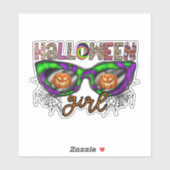 Halloween Girl Aufkleber (Blatt)