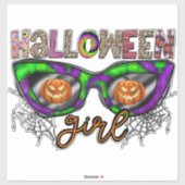 Halloween Girl Aufkleber (Blatt)