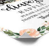 Halloween Girl Baby Duft Windeln Raffle Game Sign Poster (Ecke)