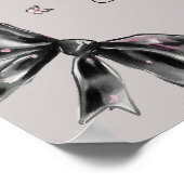 Halloween Girl Baby Dusche Willkommen Poster (Ecke)