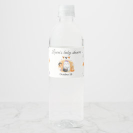 Halloween Girl Baby Shower Bottle Label Wasserflaschenetikett