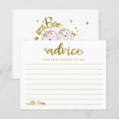 Halloween Girl Babyduschratenkarte (Vorne/Hinten)