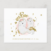 Halloween Girl Babyduschratenkarte (Rückseite)