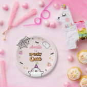 Halloween Girl Birthday Spooky One Pappteller (Party)