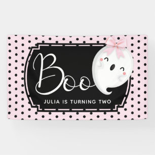 Halloween Girl Boo Banner