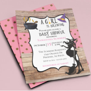 Halloween Girl braut Hexendusche Pink