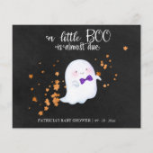 Halloween Girl-Brautparty-Ratenkarte (Rückseite)