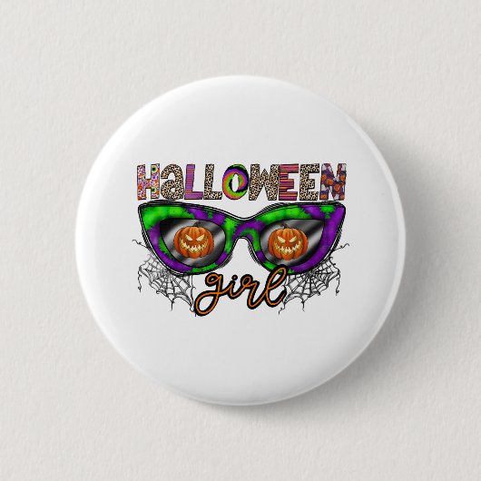 Halloween Girl Button (Vorderseite)