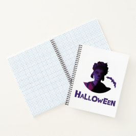 Halloween-Girl-Design Notizblock