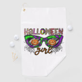 Halloween Girl Golfhandtuch (Insitu)