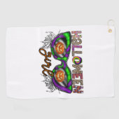 Halloween Girl Golfhandtuch (Horizontal)