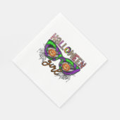 Halloween Girl Serviette (Ecke)