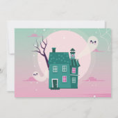 Halloween Girls 2. Ghosts House Party Spuk Einladung (Rückseite)