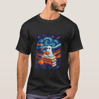 Halloween Girls Design Ghost Book Boys Spooky Kind T-Shirt