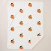Halloween Girls Mini Pumpkin Cookies Sherpadecke (Vorderseite)