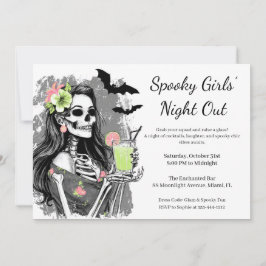 Halloween Girls Night Out | Spooky Cocktail Party Einladung