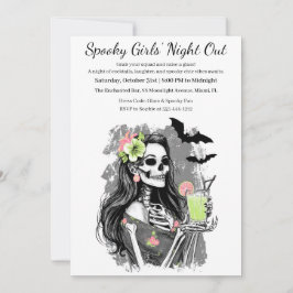 Halloween Girls Night Out | Spooky Cocktail Party Einladung