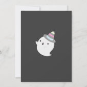 Halloween Girls Party Ghosts Pumpkin Einladung (Rückseite)