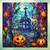 Halloween-Glasfenster Fensteraufkleber (Blatt 3)