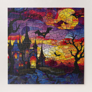 Halloween Glaskunst Jigsaw Puzzle