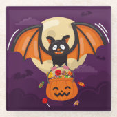 Halloween Glass Untersetzer (Vorderseite)