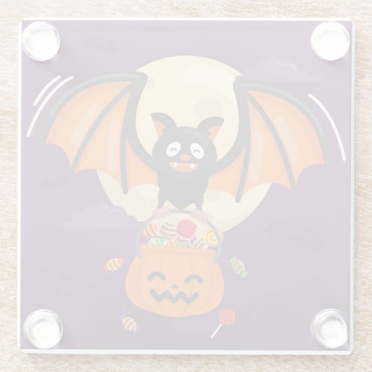 Halloween Glass Untersetzer (Rückseite)