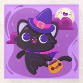 Halloween Glass Untersetzer (Vorderseite)