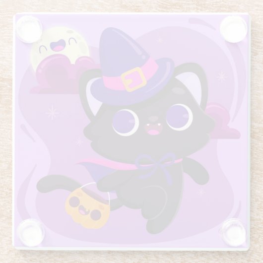 Halloween Glass Untersetzer (Rückseite)