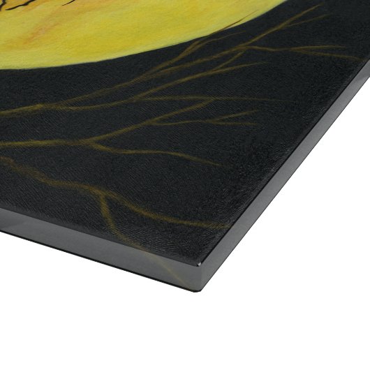 Halloween-Glasschneiden-Brett, Vogelscheuche Schneidebrett (Ecke)