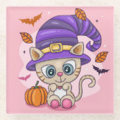 Halloween Glasuntersetzer (Vorderseite)