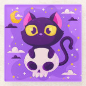 Halloween Glasuntersetzer (Vorderseite)