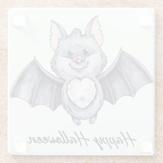 Halloween Glasuntersetzer (Rückseite)