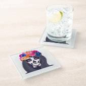 Halloween  glasuntersetzer (Schrägansicht)