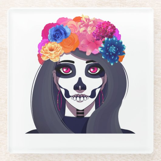 Halloween  glasuntersetzer (Vorderseite)