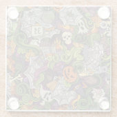 Halloween Glasuntersetzer (Rückseite)