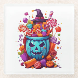 Halloween Glasuntersetzer